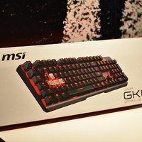 微星 GK60 机械键盘外观展示(背光|键帽)