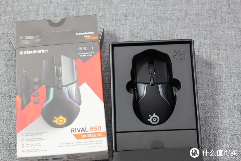 对战家用两相宜的*级旗舰鼠标 - 赛睿 Rival 650 开箱&CSGO竞技局实测