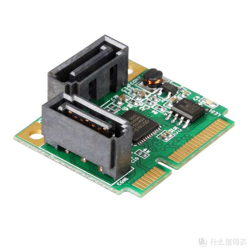 乐扩mini PCI-E Sata扩展卡