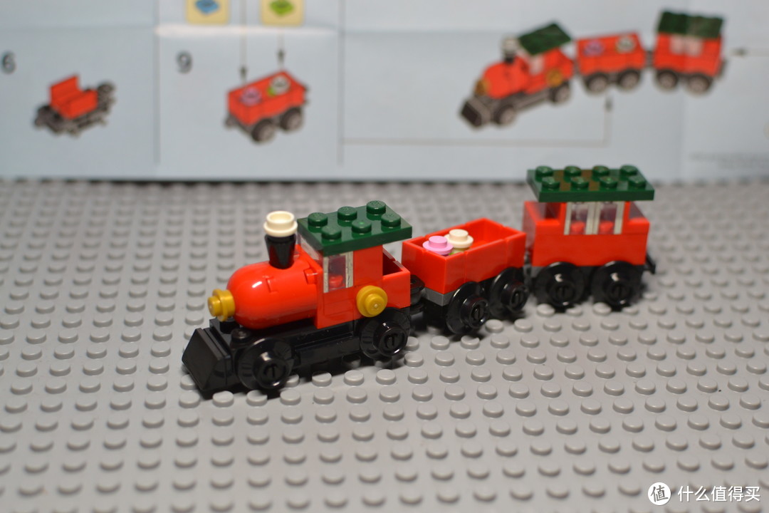 应景拼搭—Lego拼砌包之30543圣诞小火车+30478圣诞老人