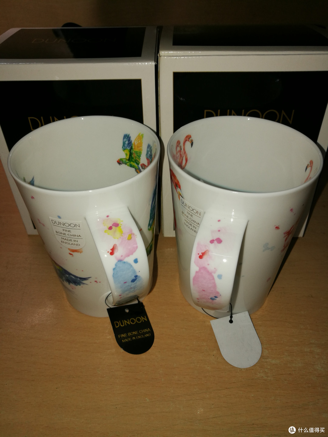 沉迷杯具无法自拔的我篇四dunoon骨瓷杯火烈鸟金刚鹦鹉