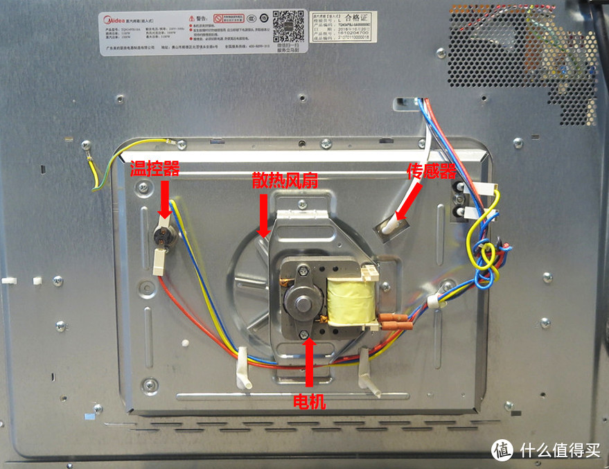 美的嵌入式蒸烤箱一体机TQN34FBJ-SA拆机详解