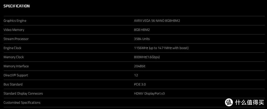 相对于AMD公版R9 NANO，迪兰的RX VEGA NANO并没有使用完整的VEGA核心