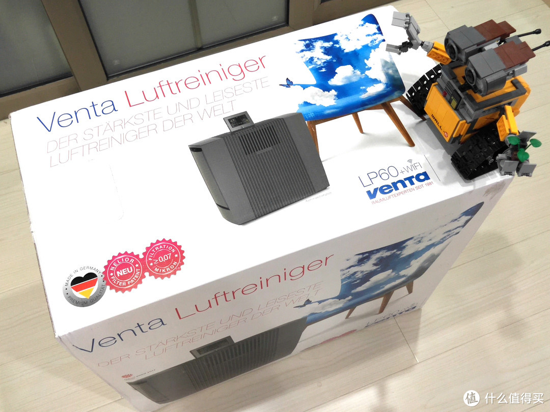 静音节能，便捷吸霾——Venta文塔 Luftreiniger LP60 wifi 空气净化器