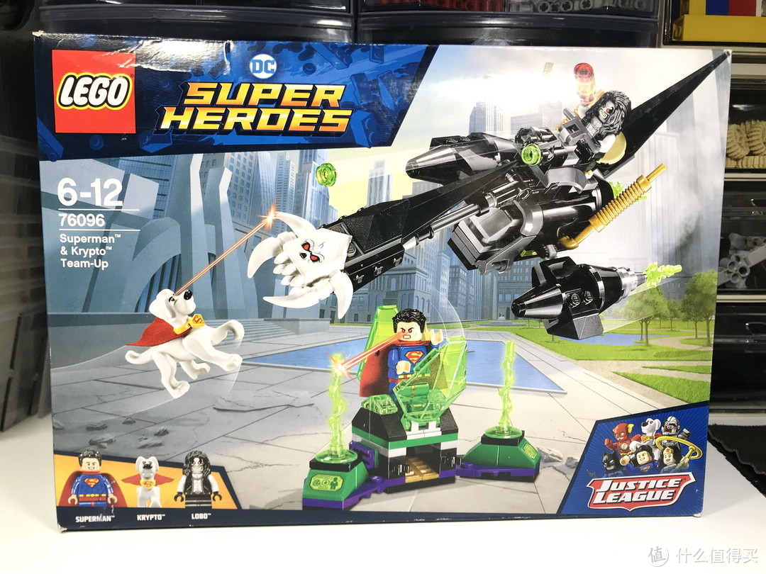 LEGO 乐高 拼拼乐 篇199：Super Heroes 超级英雄系列 76096 超人与超狗小氪的合力之战