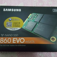 三星 860 EVO MSATA 固态硬盘外观展示(芯片|接口)