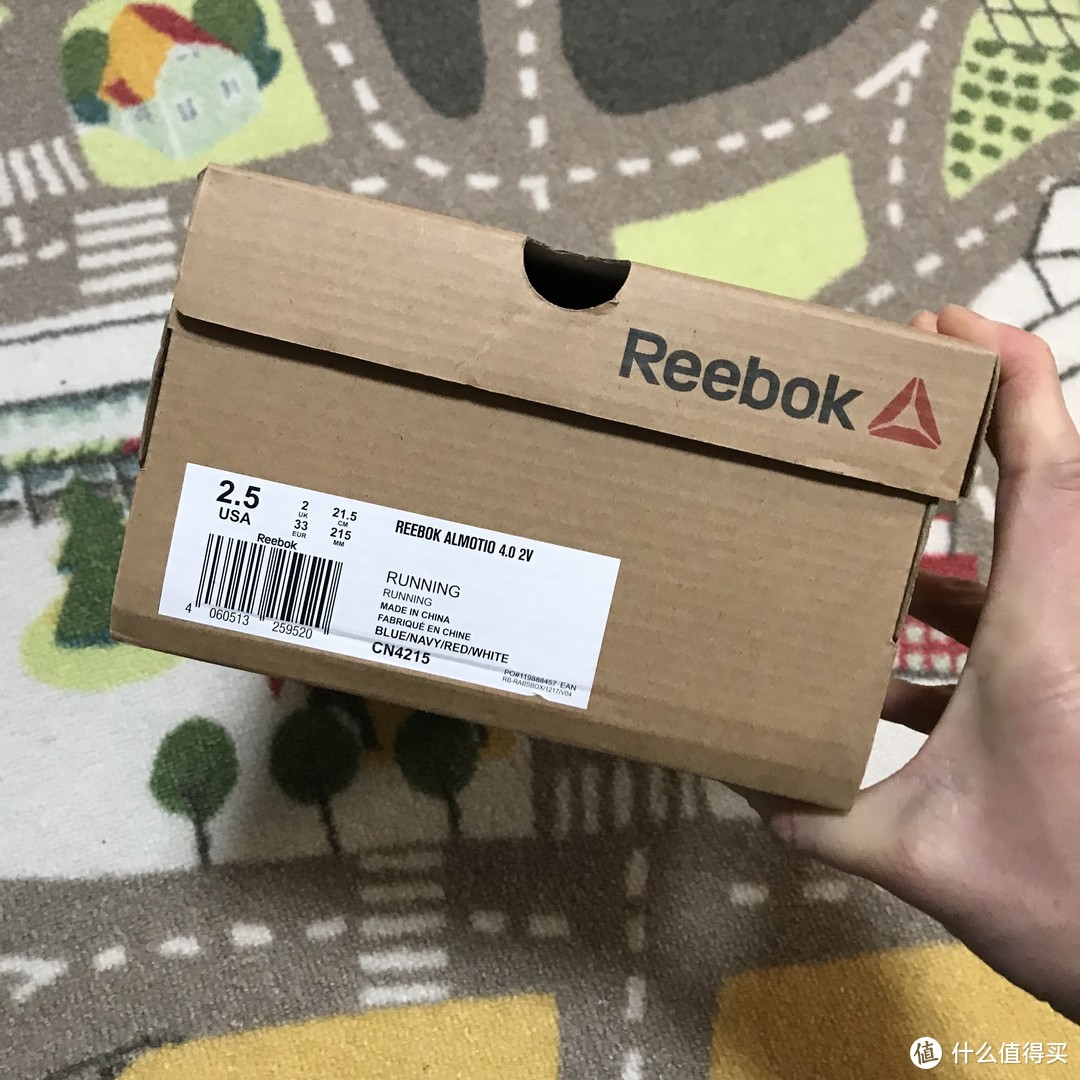 便宜好穿！Reebok ALMOTIO 4.0 儿童低帮跑步鞋