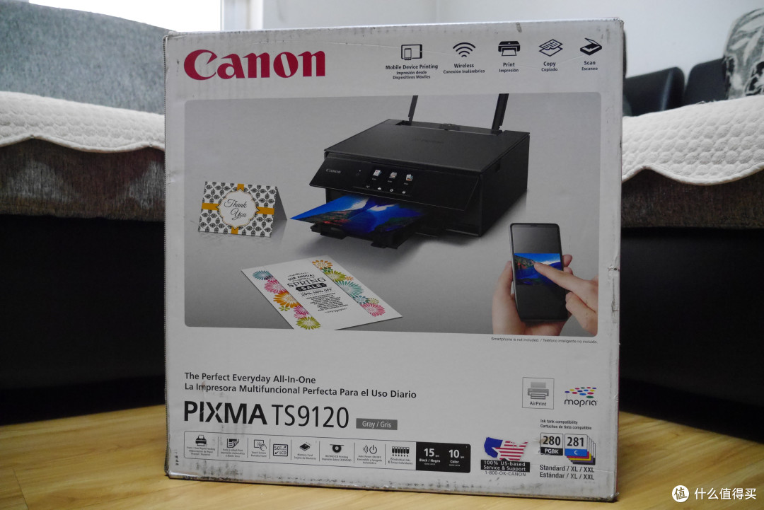 坚持了三天的绝对值: canon 佳能 ts9120开箱