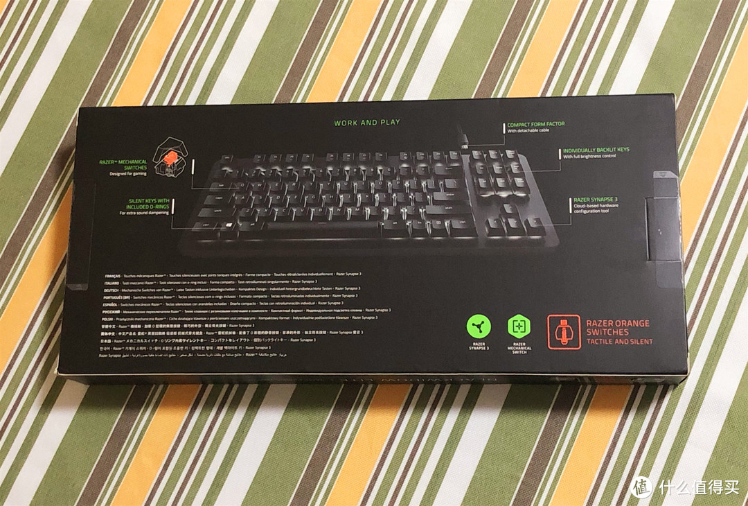 体验雷蛇定制橙轴，Razer雷蛇黑寡妇蜘蛛轻装版入手简晒