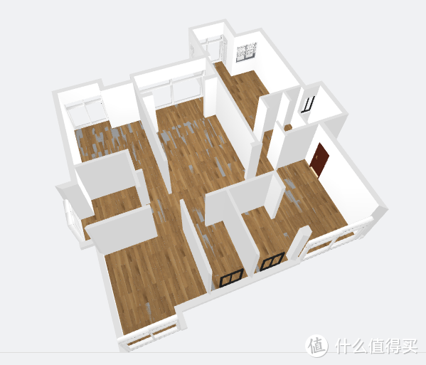 自家户型3D示意图