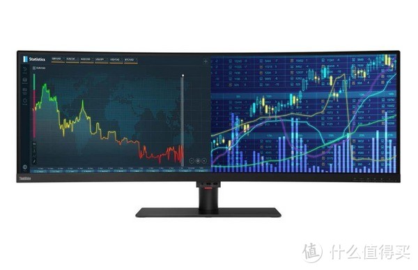 32：9、集成哈曼卡顿音箱：Lenovo 联想 发布 ThinkVision P44w 超宽显示器