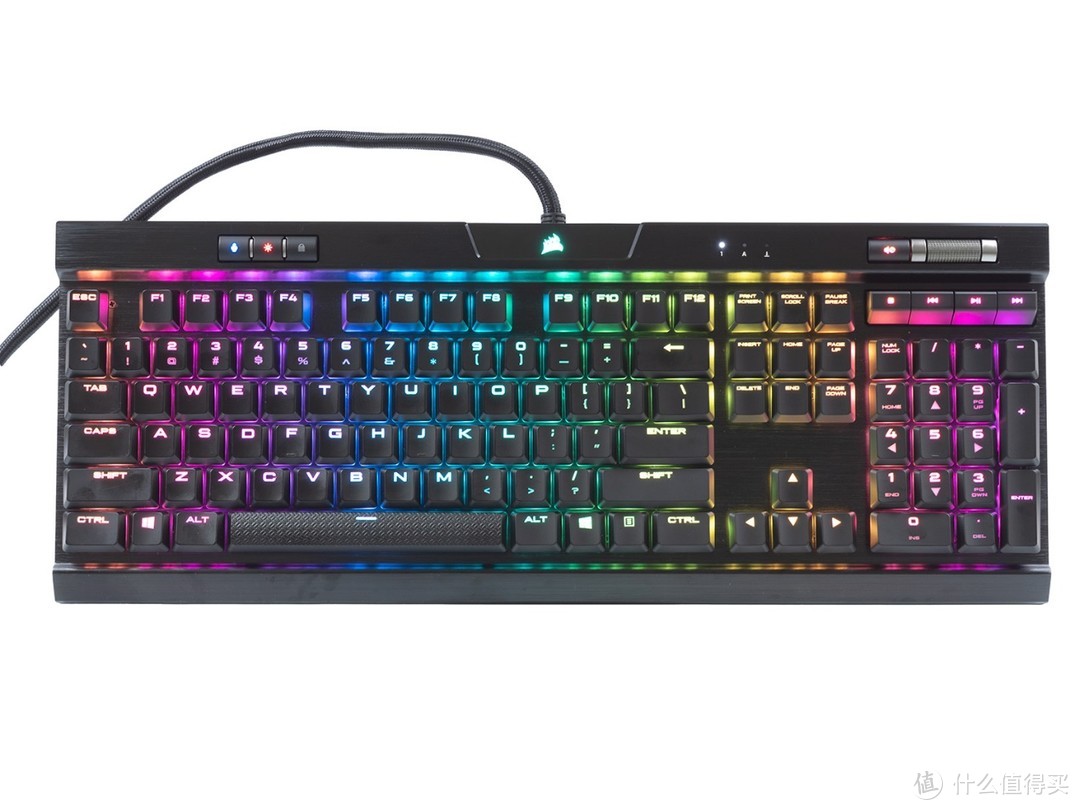 海盗船K70 RGB MK.2 LOW PROFILE机械键盘评测