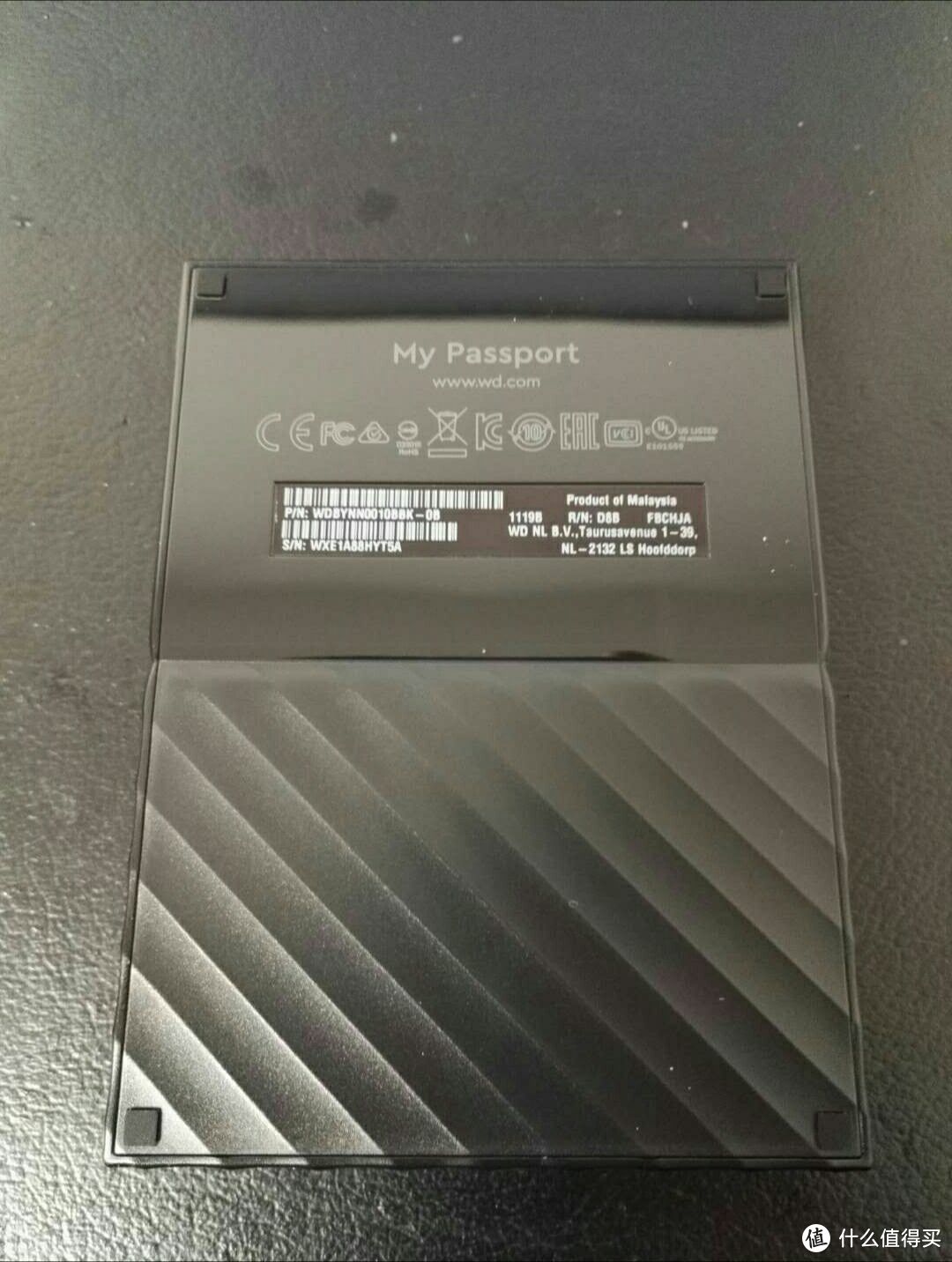 开箱晒物：西部数据 My Passport 1TB 移动硬盘