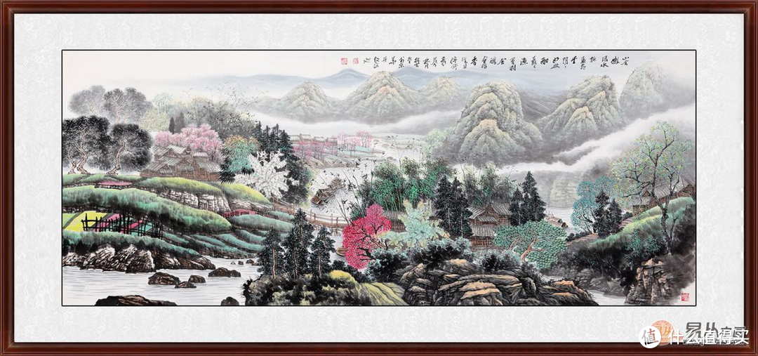 家居装饰之挂画选择 国画山水给家增添一抹亮色