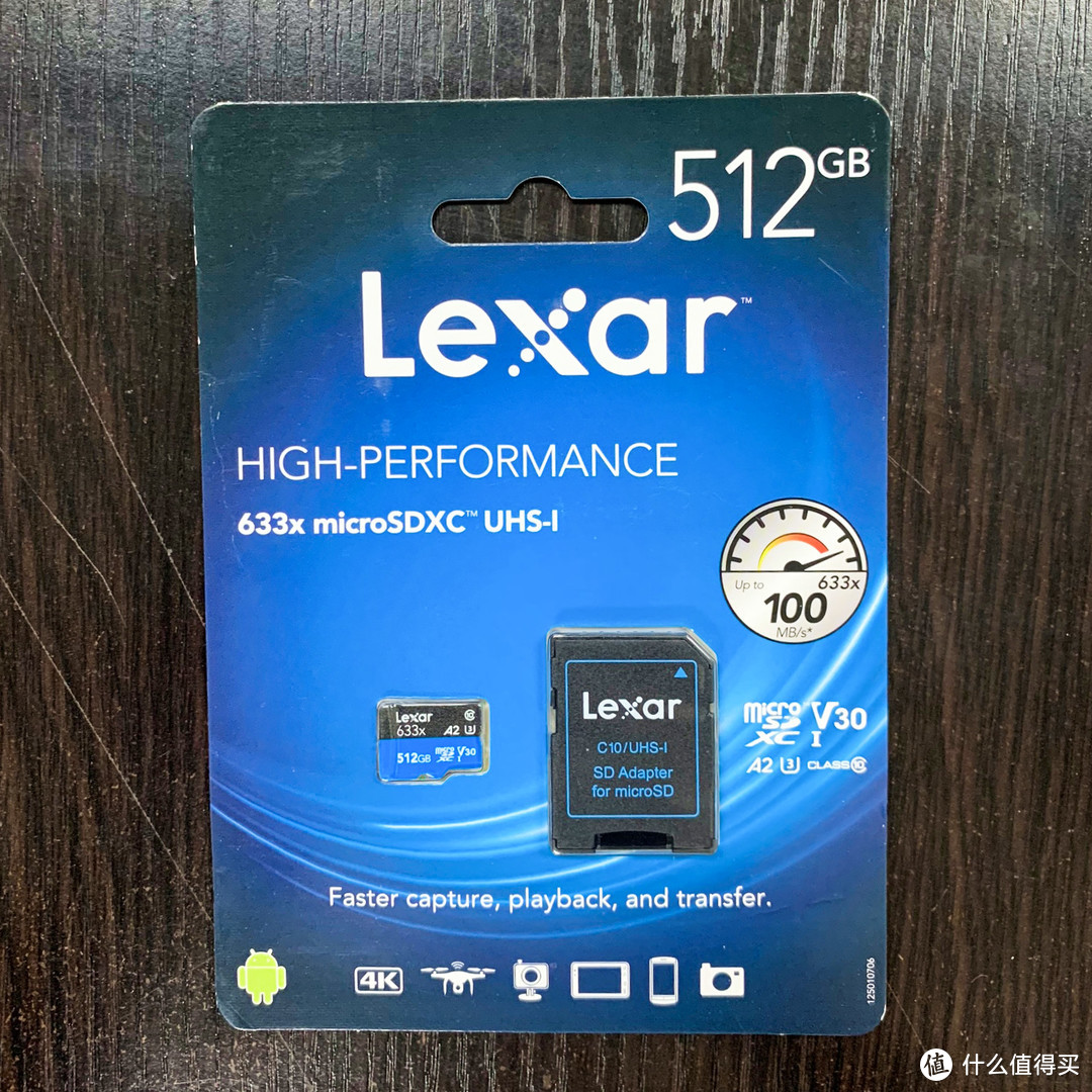 每公斤1280TB的数据： 雷克沙（Lexar） 512GB TF卡使用评测