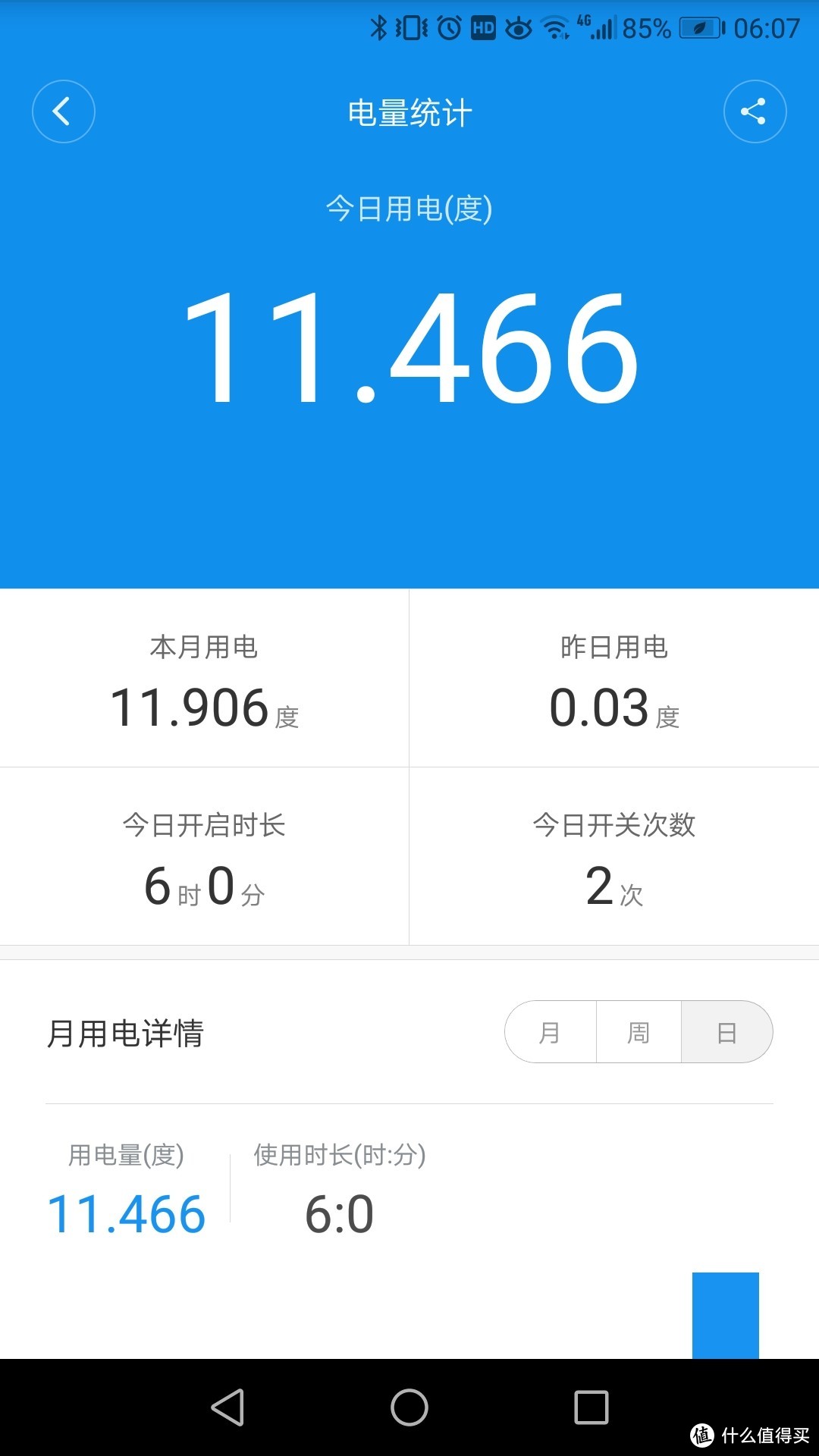 06：07分结束