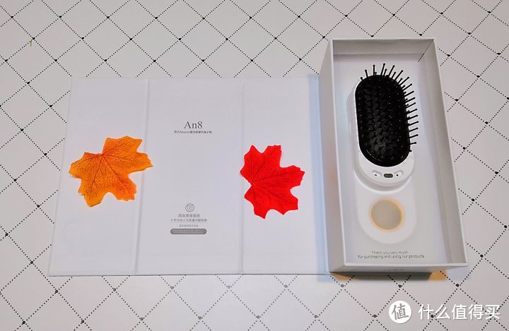 Anion Comb An8负离子震动按摩梳开箱使用测评