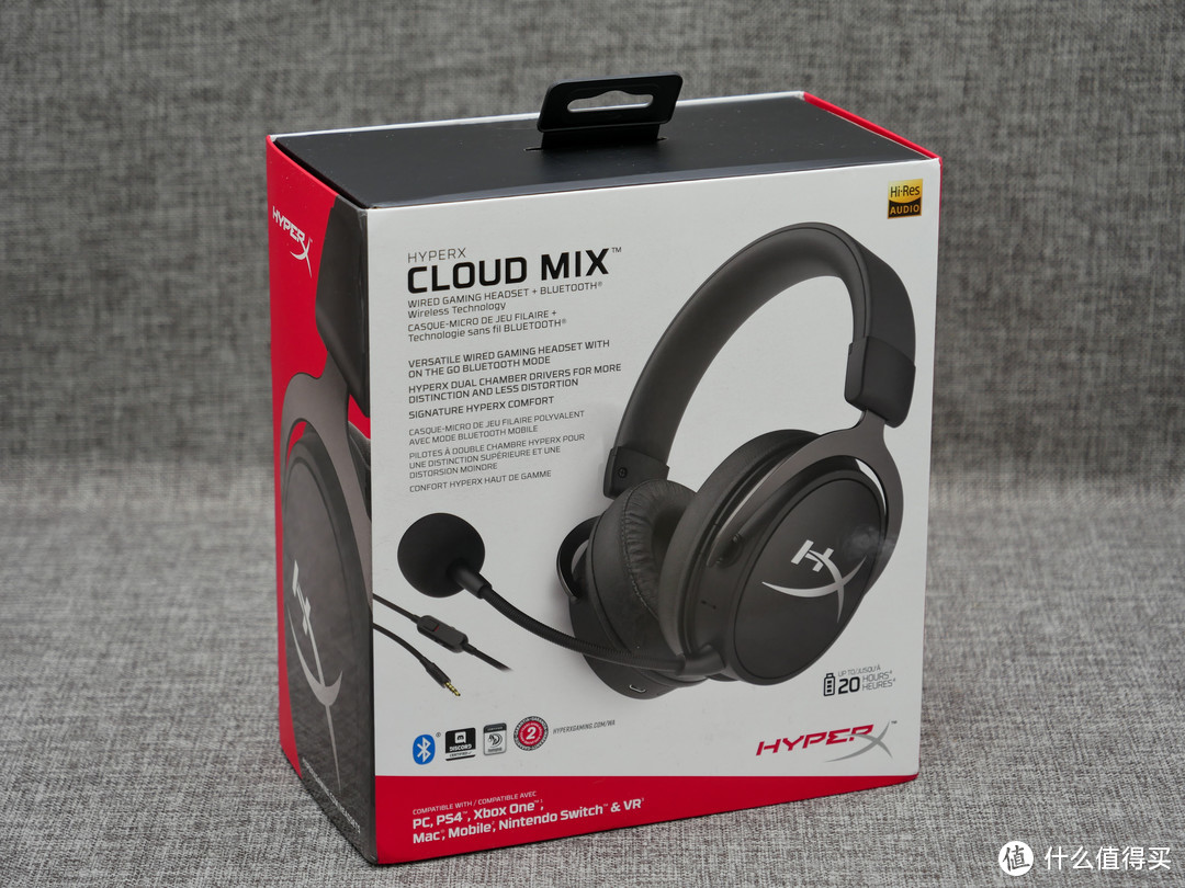 一个耳机的音乐+游戏解决方案:HyperX Cloud Mix 天际 开箱体验