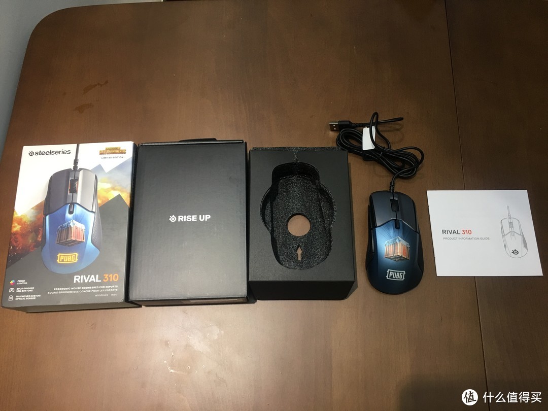 离吃鸡只差一个鼠标—赛睿Rival 310 PUBG绝地求生定制鼠标+鼠标垫评测