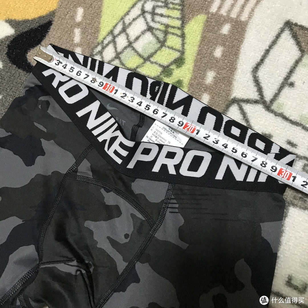 紧致支撑！Nike Pro Camo 3/4 男子训练紧身裤