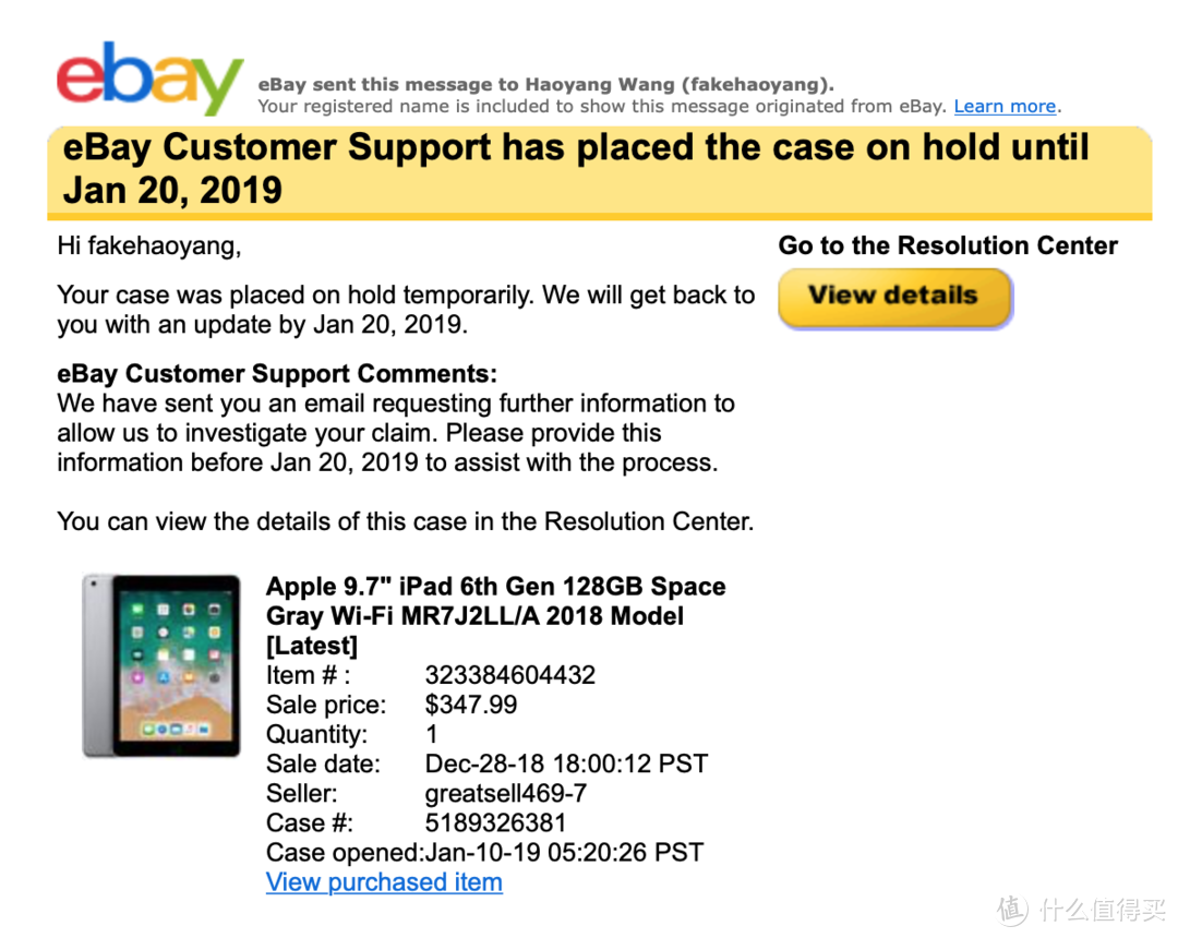 eBay海淘 iPad 翻车及补救经历分享