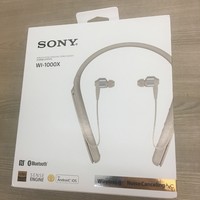 索尼 WI-1000X 颈挂蓝牙入耳式耳机外观展示(耳机线|充电口|按键)
