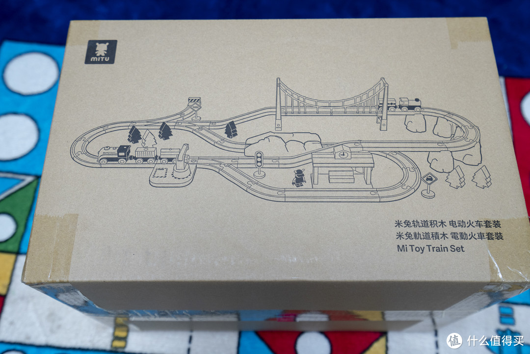 米兔木质电动火车套装晒单