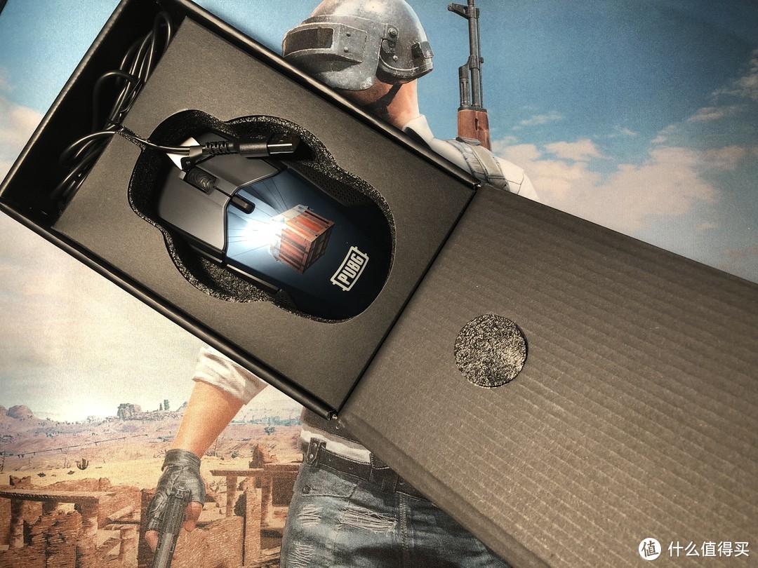 瑕不掩瑜的SteelSeries赛睿Rival 310 PUBG绝地求生限量版鼠标+鼠标垫套装