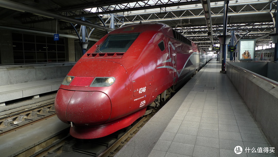 准备出发的Thalys