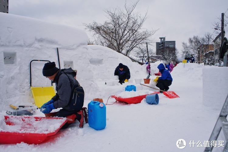 冬季到北海道来看雪