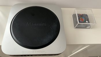 苹果 Mac mini 台式电脑外观展示(外壳|底部|盖子)