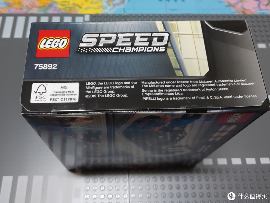 2019新品中最风骚的跑车——LEGO 乐高 超级赛车系列 75892 迈凯伦塞纳