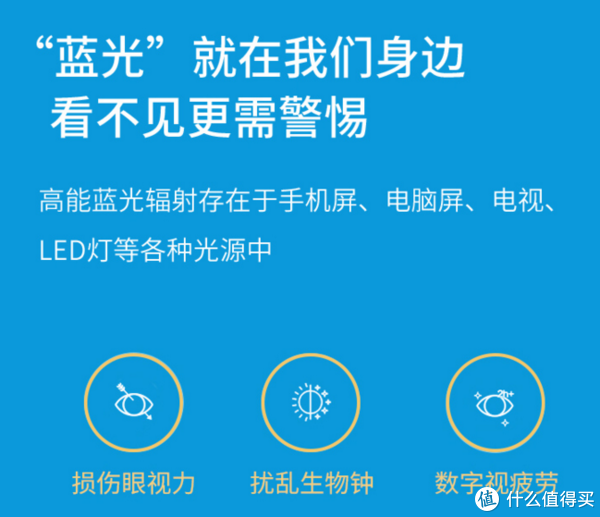 蓝光最直接的影响应该就是导致视疲劳了，容易导致眼睛干涩