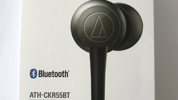 铁三角 ATH-CKR55BT 入耳式蓝牙耳机外观展示(线控|充电口|电池)