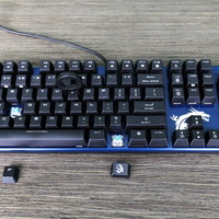 微星VIGOR GK50电竞机械键盘及CLUTCH GM20鼠标使用总结(按键|指示灯|指示灯|红轴)