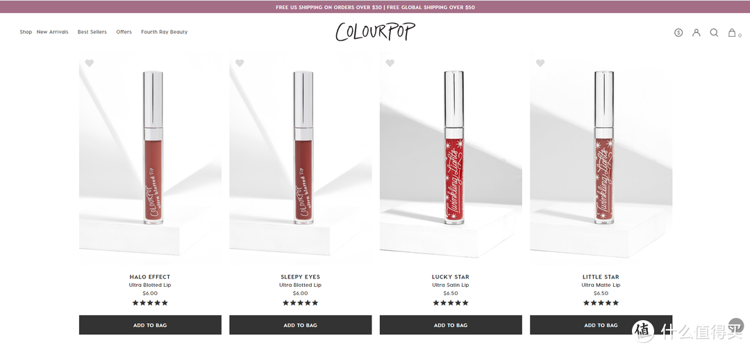 Colourpop美国官网海淘详细攻略