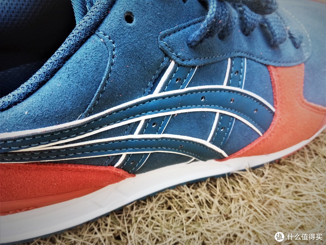 红蓝撞色够骚不！ASICSTiger GEL-CLASSIC H6F2N男士休闲鞋开箱上脚