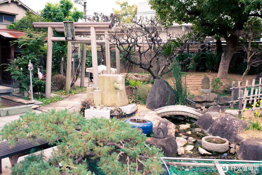 寺里面还有神社，叫做立里三宝荒神分社。很多寺庙和神社里面都有分社。后来我去的崛越神社里面还有伏见稻荷神社的分社。三宝荒神是一个三头六臂的神，有一个上杉谦信的铠甲的帽子（兜）就是三宝荒神的。