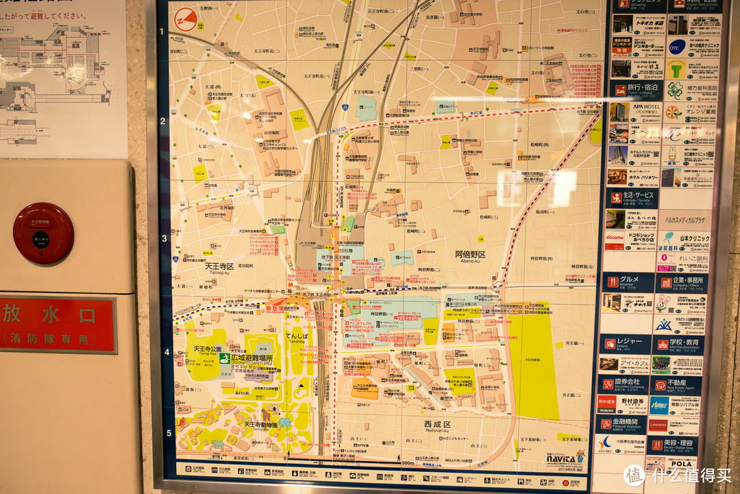 这个天王寺周边地图。