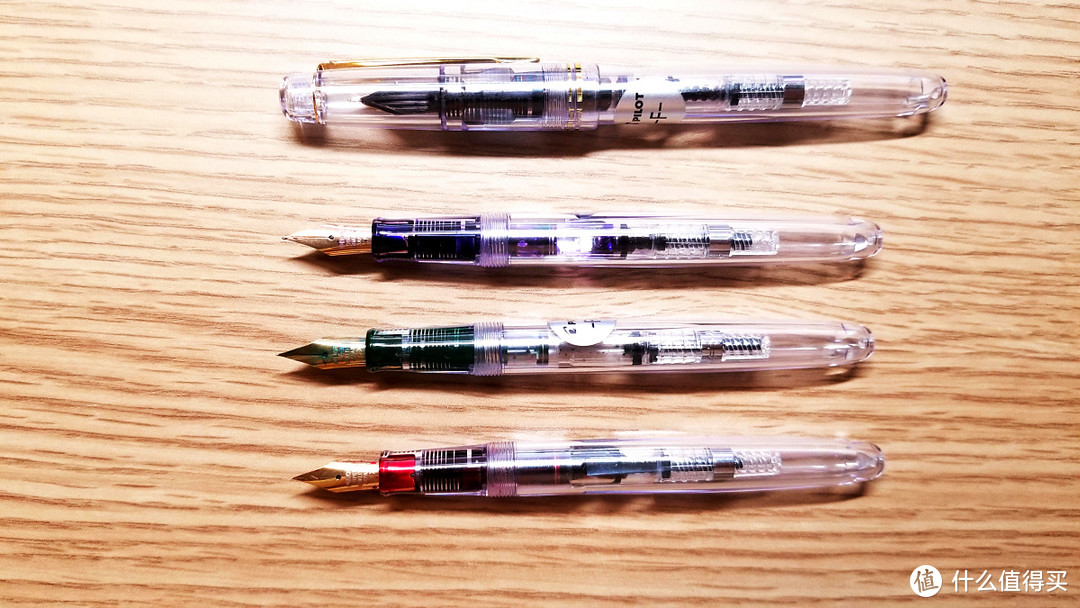 御三家日本平价透明示范钢笔评测