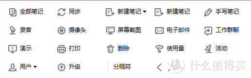 Evernote里面的功能