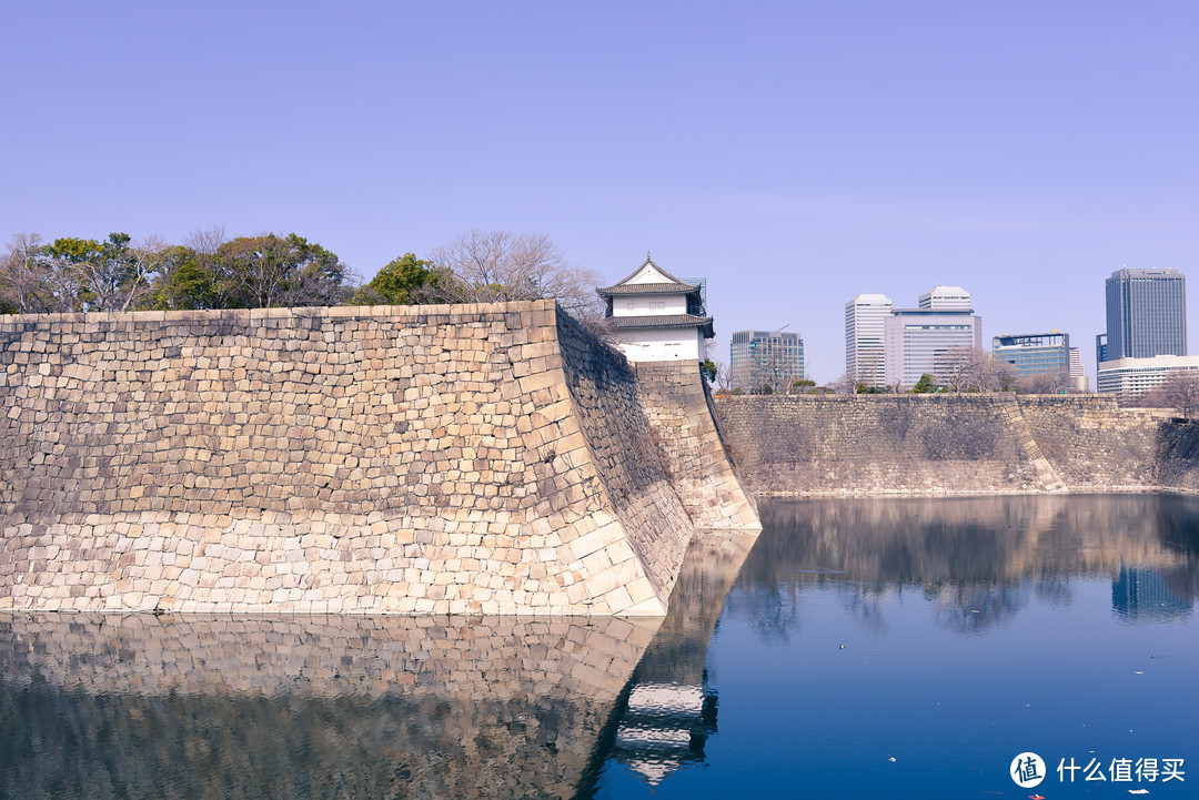 大阪城的护城河。