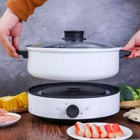 美的 MC-DY16Easy101 多功能煮锅 电火锅外观展示(锅体|底座|加热盘)