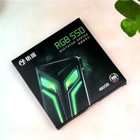 铭瑄 独裁者 F7 RGB SSD 480G 固态硬盘外观展示(本体|材质|铭牌|接口)