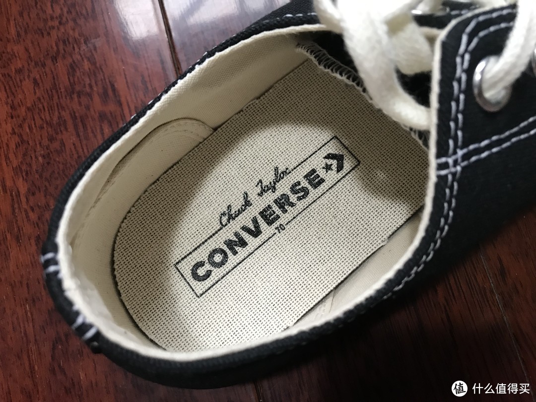 百搭经典！Converse 1970 黑色低帮三星标帆布鞋