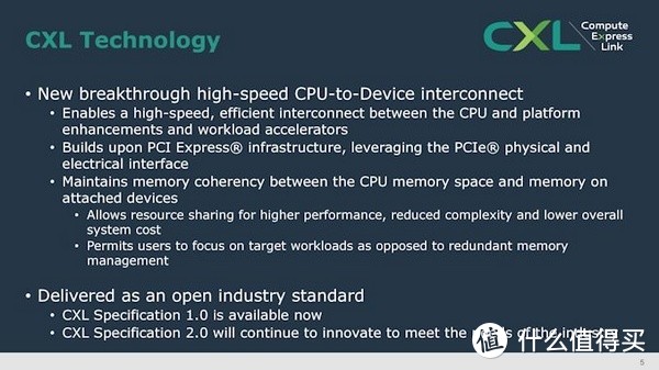 基于PCIe 5.0：Intel 英特尔 发布 Compute EXpress Link（CXL）超高速协议