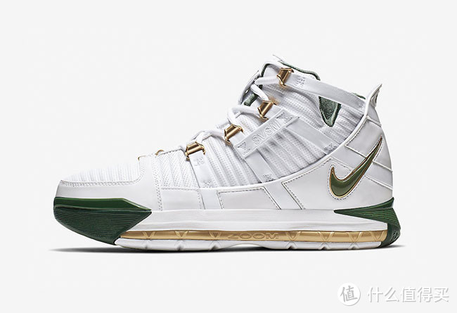 稀有高中母校配色： NIKE 耐克 将在本月发售 LeBron 3 “SVSM” 复刻篮球鞋