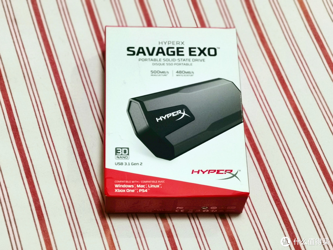 Kingston HyperX Savage EXO 刀锋 移动固态硬盘使用体验