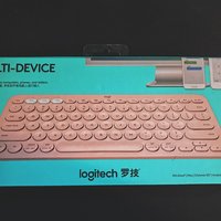 罗技 K380 蓝牙键盘外观展示(体积|按键)