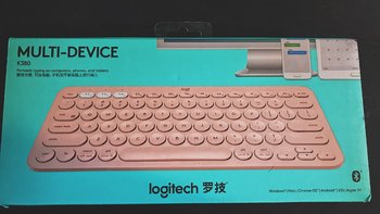 罗技 K380 蓝牙键盘外观展示(体积|按键)